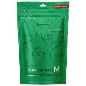 CBD pamlsky CurePoint Dental Care M 100g Ihned K Objednání