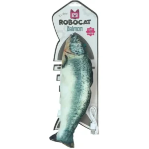Hračka kočka Robocat Fish losos USB 30cm Must-Have