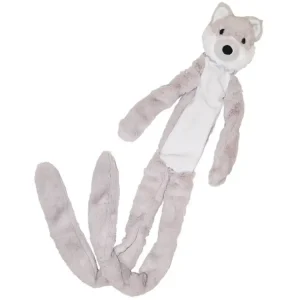 Nobby Knots přetahovací hračka LONG WOLF s provazy uvnitř 105 cm Jen Po Omezenou Doba