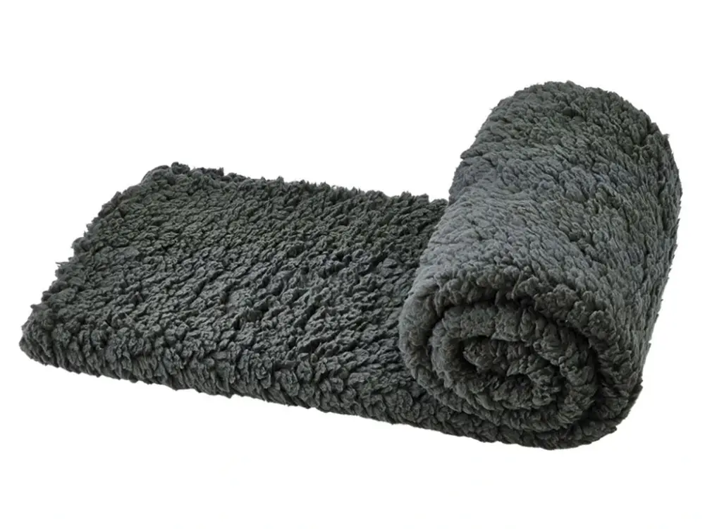 Cenová Bomba Nobby deka Teddy fleece tmavě šedá 100x150cm