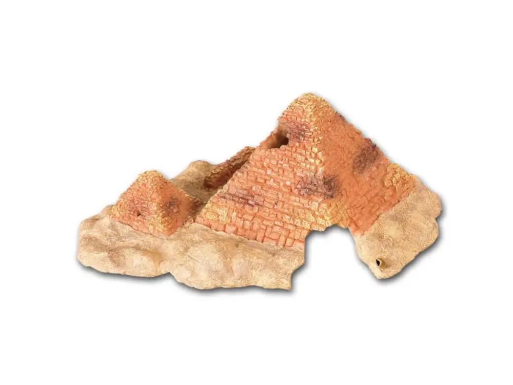 ReptiZoo Skrýš pyramida M (27,5x18,5x12cm) Cenově Výhodný