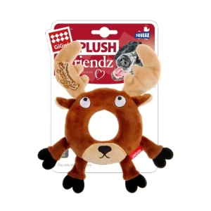 GiGwi Plush Friendz sob s gumovým kroužkem Nová Kolekce