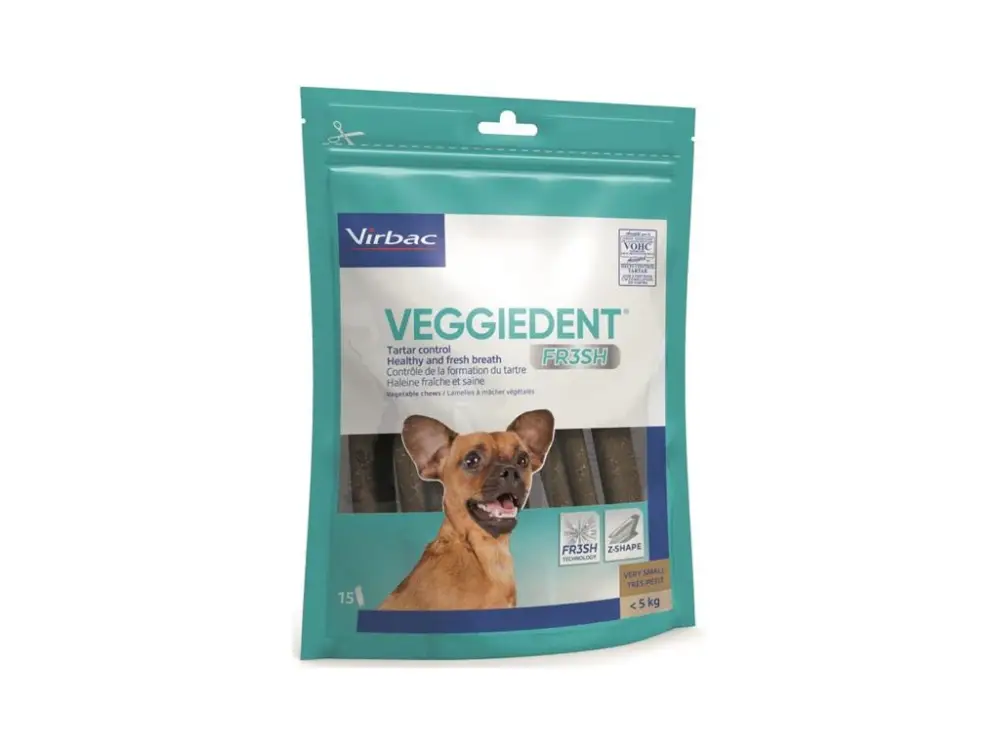 Cenová Bomba CET Veggiedent Fresh XS žvýkací plátky15 ks, 144g