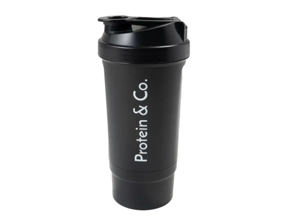 Novinka Shaker Protein & Co. 700 ml se zásobníkem