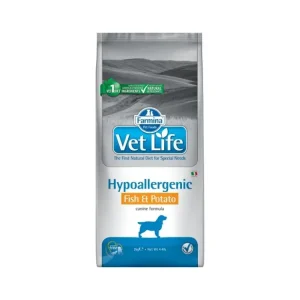 Autentický Vet Life Natural Canine Hypoallergenic Fish & Potato 2 kg