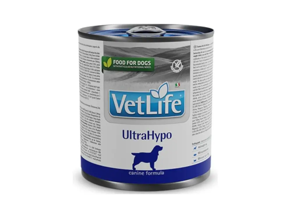 Aktuální Vet Life Natural Canine konz. UltraHypo 300 g