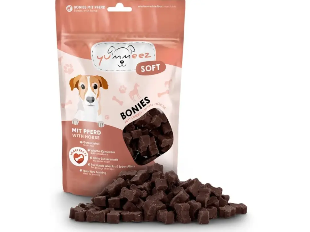 Výprodej Yummeez Soft Bonies s koňským masem 165 g