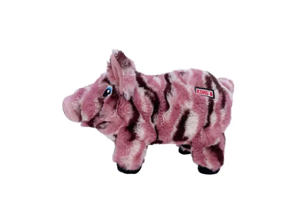 Cenová Bomba Hračka plyš KONG Low Stuff Stripes Pig M