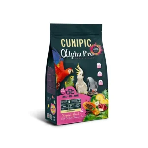 Výprodej Cunipic Alpha Pro papoušek velký Tropical 1 kg