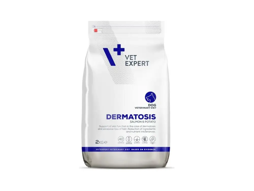 VetExpert VD 4T Dermatosis Dog Salmon&Potato 2 kg Aktuální