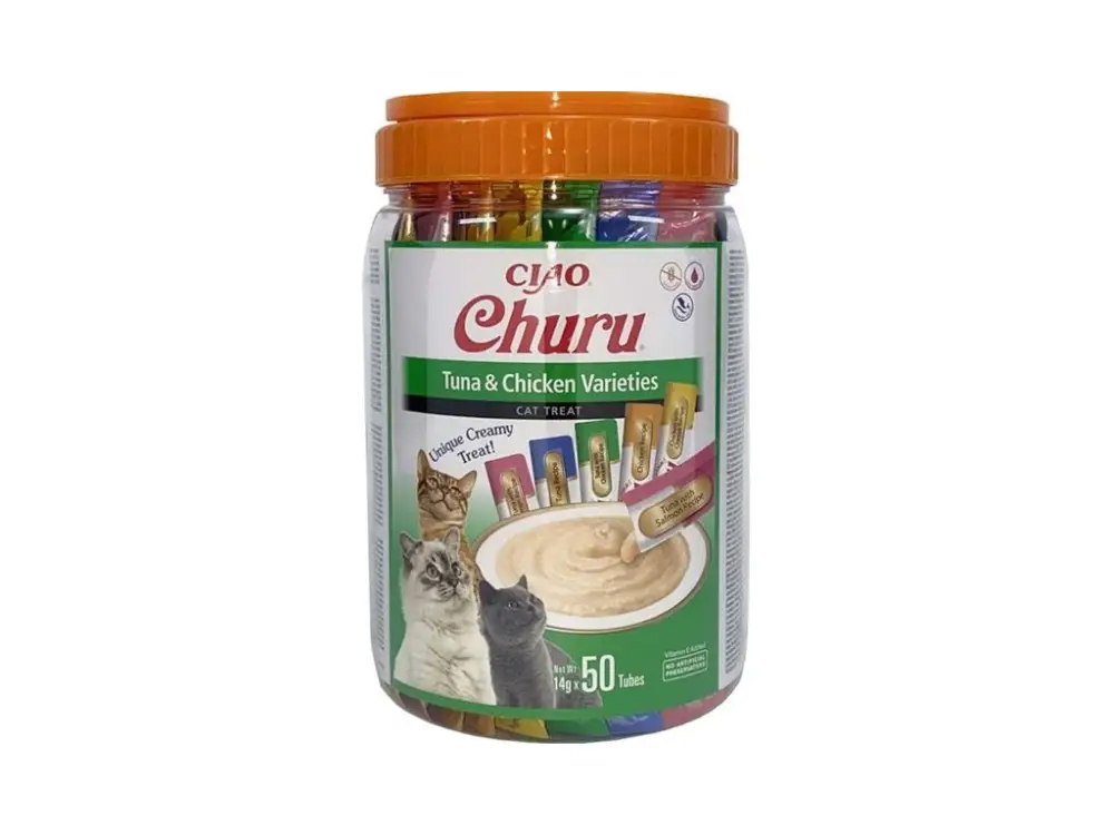 Inaba Churu cat snack tuňák & kuře multipack50x14g Víkendová Akce