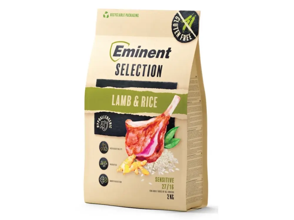 Ověřený Eminent Selection Sensitive Lamb&Rice 2 kg
