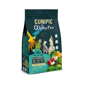 Cunipic Alpha Pro papoušek velký Natural 1 kg Sezónní Sleva