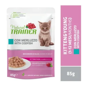 Kapsička Natural Trainer Cat K&Y treska 85 g Pouze Dnes