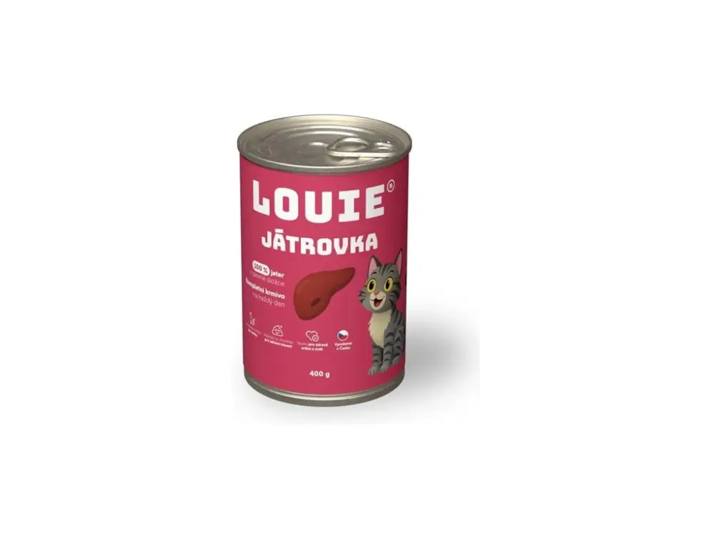 Vysoce Kvalitní Louie konz. pro kočky játrovka 400 g