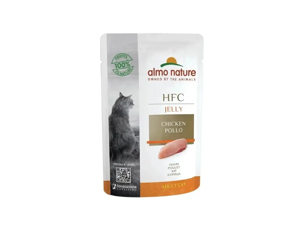 Levný Almo Nature HFC Jelly - Kuřecí prsa v želé 55g