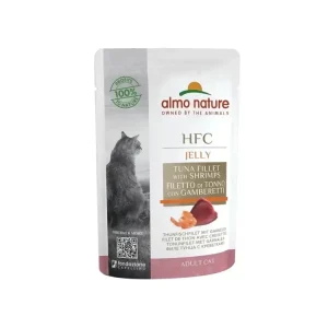 Almo Nature HFC Jelly - Tuňák a krevety v želé 55g Originální