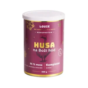 Bezpečná Platba Louie konz. pro psy Husa na boží hod 400 g