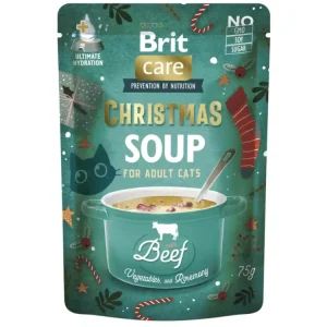 Brit Care Cat Christmas Hovězí polévka 75g Cenová Bomba