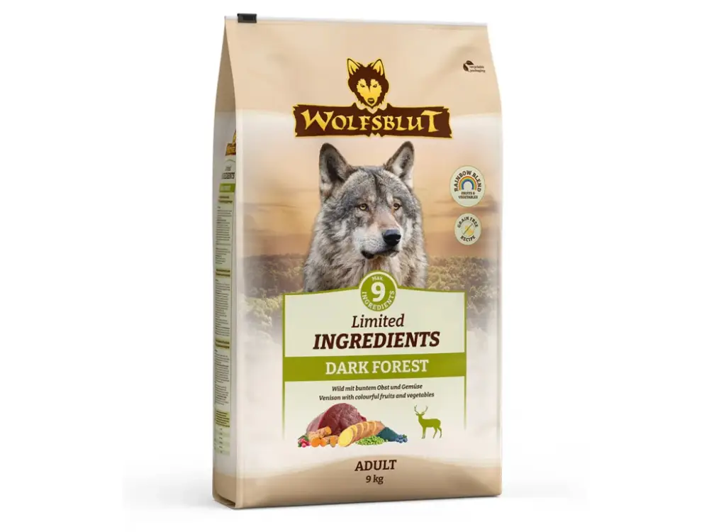 Omezená Nabídka Wolfsblut Dog Adult Limited Ingred. Dark Forest 9kg