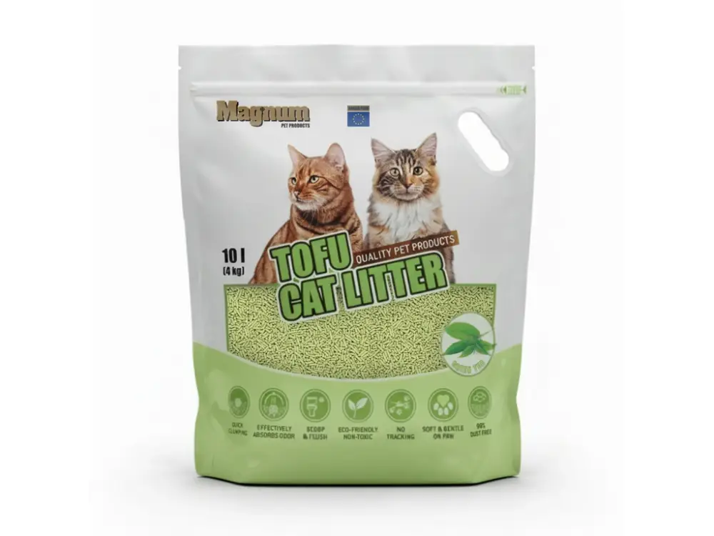 Magnum TOFU kočkolit GREEN TEA 10l Akční Nabídka