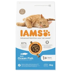 Krmivo IAMS Cat Adult Ocean fish 3kg Super Cena