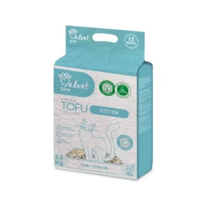 Jen Po Omezenou Doba Stelivo Velvet Paw Tofu Kitten 6l /2,6kg