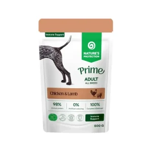 Hit Sezóny Nature's Protection Prime Dog kaps. Imunity Support Chicken/Lamb 500 g