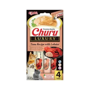 Inaba Churu Cat Luxury tuňák s humrem 4x 14g Omezená Nabídka