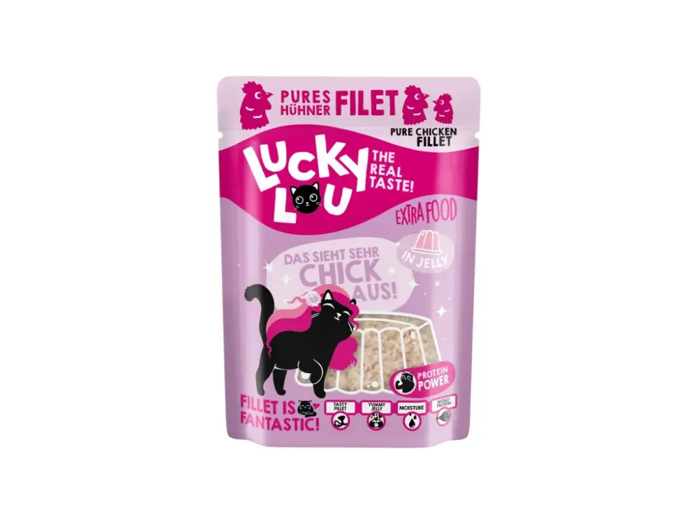 Lucky Lou Extra Food Filet z kuřete v želé 70 g Cenová Bomba