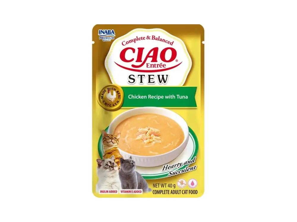 Nejlepší Volba Inaba Ciao Entrée Stew kuře a tuňák 40 g