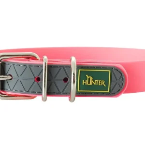 Bezpečná Platba HUNTER Pohodlný obojek růžový 45cm