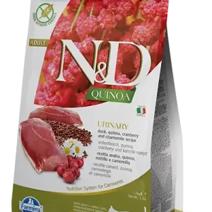 Farmina N&D Quinoa feline URINARY DUCK 5 kg Víkendová Akce