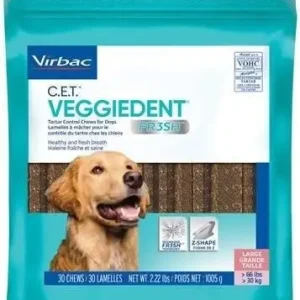 Novinka Virbac Veggiedent Fresh Bite L (>30kg) 15ks