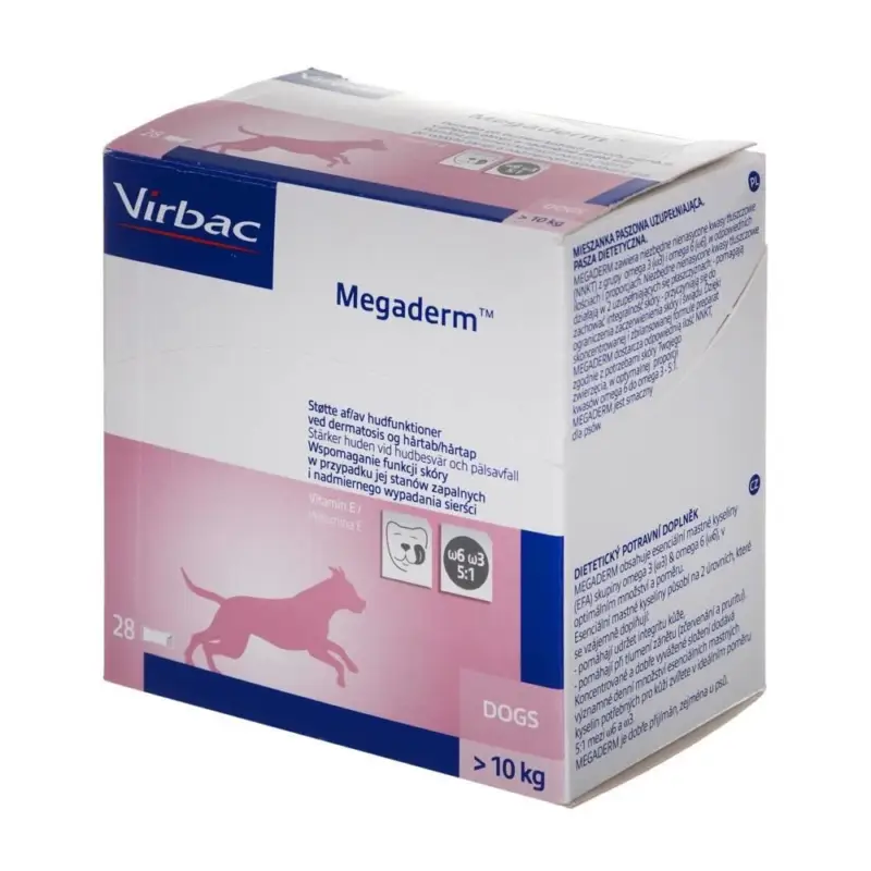 Virbac Megaderm 28 x 8 ml nad 10 kg Odeslání Ihned