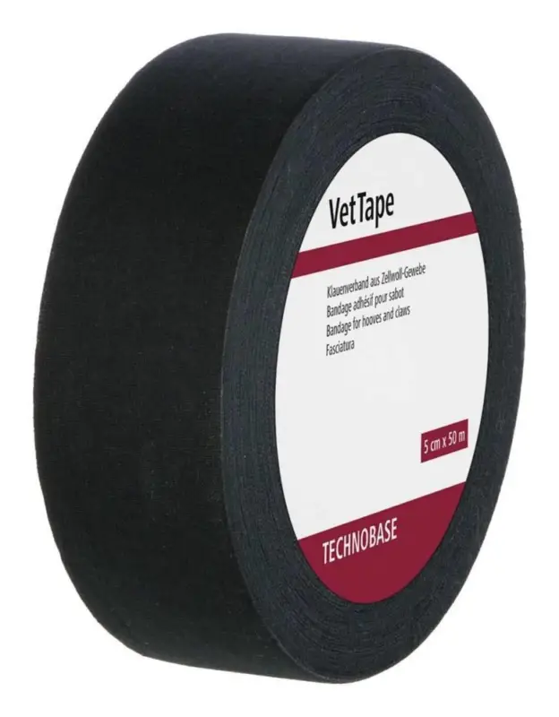 VetTape bandáž na kopyta, samolepicí, 50 m x 50 mm, černá Ihned K Objednání