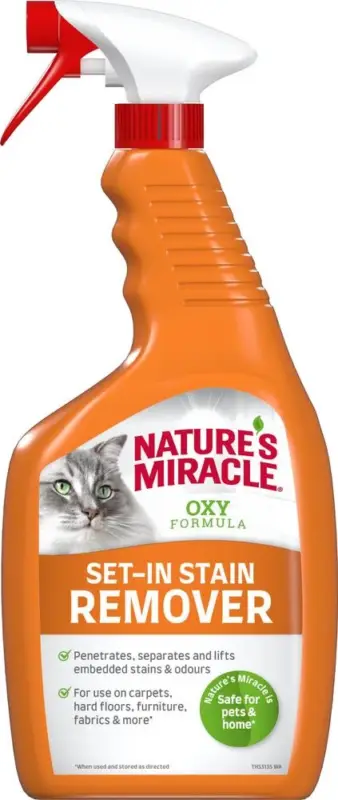 Nature's Miracle SET-IN OXY odstraňovač skvrn a zápachu CAT 709ml Odeslání Ihned