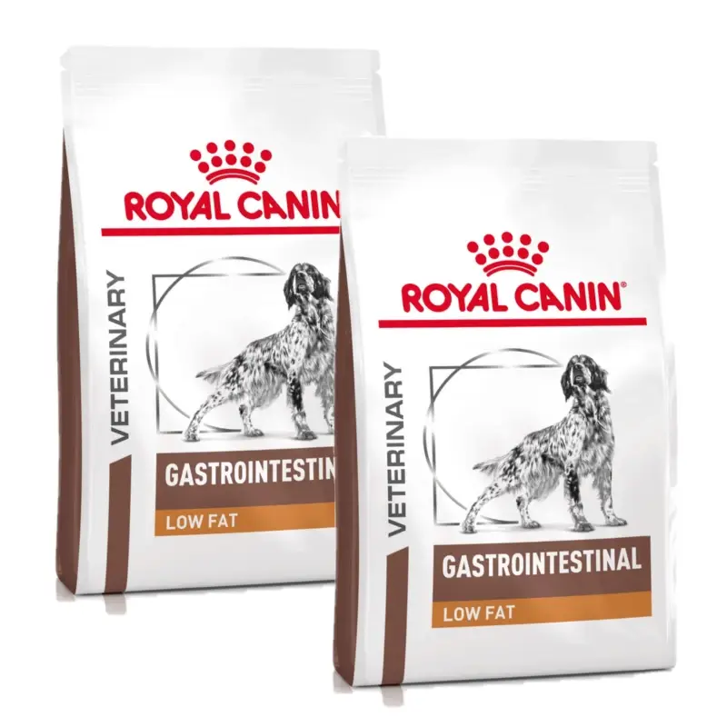 Royal Canin Veterinary Diet Dog Gastrointestinal Low Fat 2x12 kg Speciální Cena