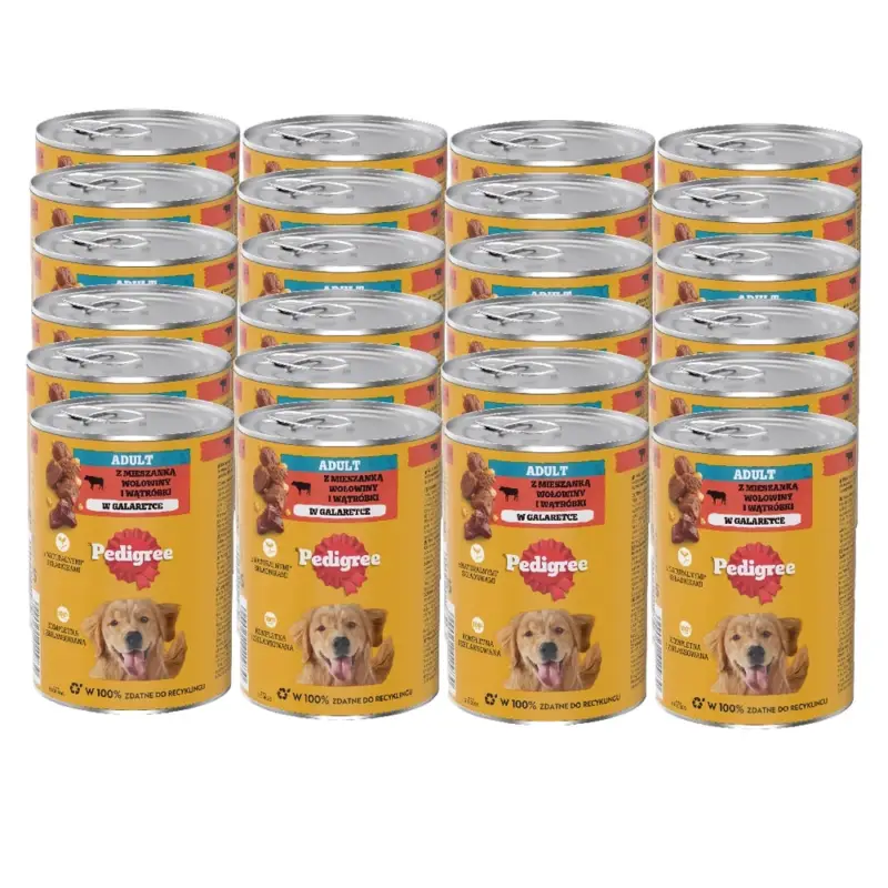 Časově Omezené Pedigree Adult konzerva hovězí 24x400 g
