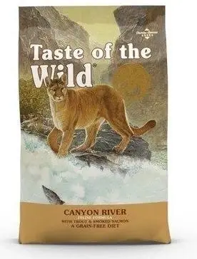 Akční Cena TASTE OF THE WILD Cat Canyon River Feline 2x6,6 kg