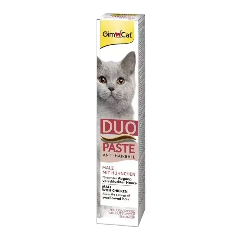GIMBORN Gim Cat Paste Anti-Hairball Duo slad s kuřecím masem 50g Horká Nabídka
