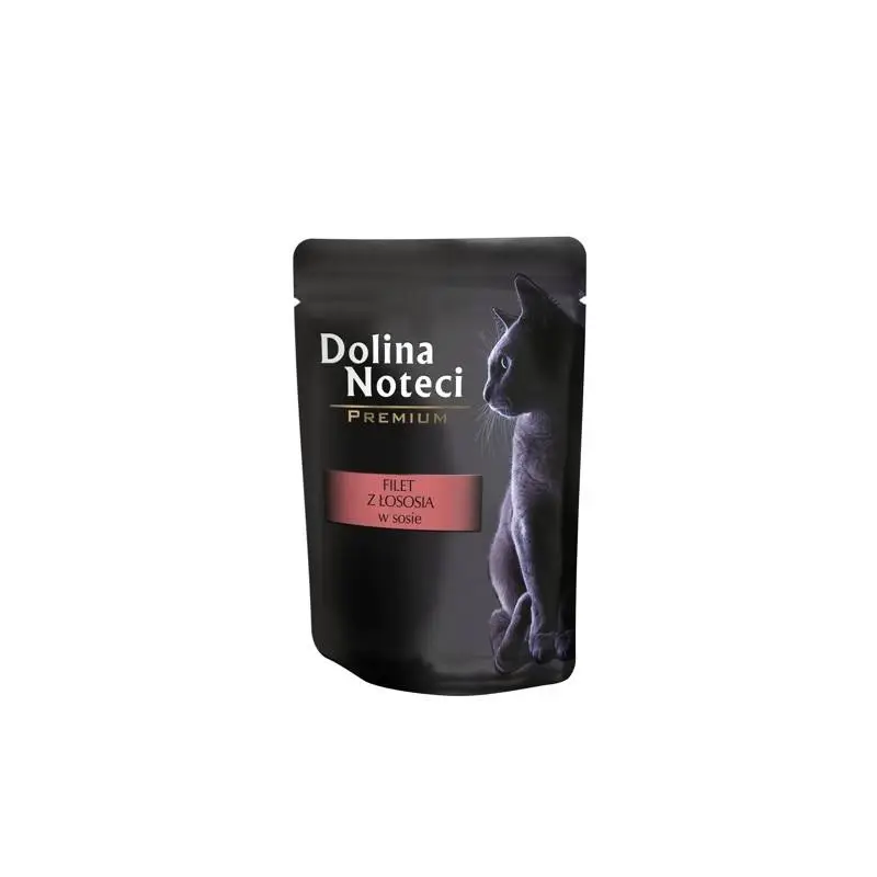 Výprodej Dolina Noteci Premium filet z lososa pro kočky 10x85g SLEVA 2%