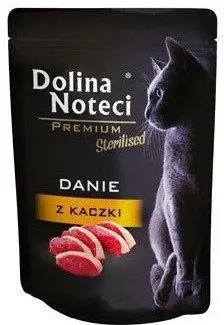 Dolina Noteci kachna Premium - pro sterilizované kočky 10X85g SLEVA 2% Expresní Doručení