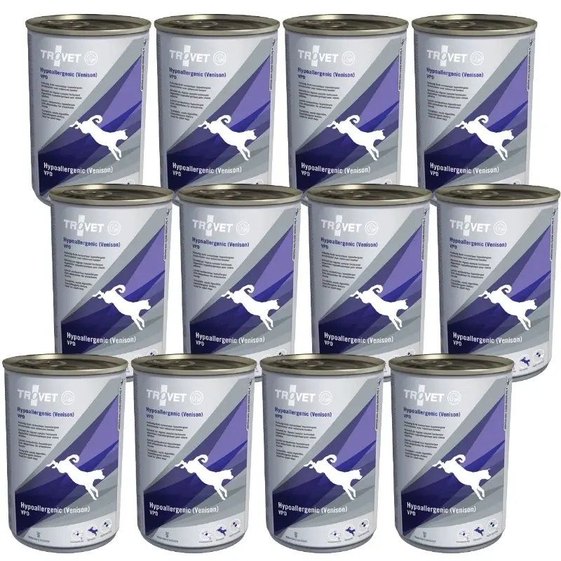 TROVET VPD Hypoallergenic - Venison 12x400g SLEVA 2% Horká Nabídka