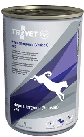 Nejlepší Cena TROVET VPD Hypoallergenic - Venison 24x400g SLEVA 3%