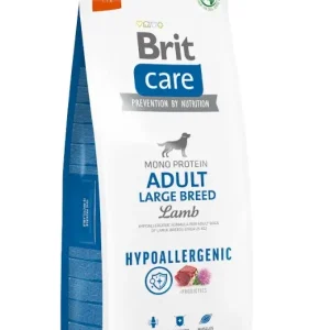 Cenový Hit BRIT CARE Dog Hypoallergenic Adult Large Breed Lamb 12kg + PAKA ZWIERZAKA - Jehněčí 120g SLEVA 2%