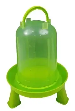 Víkendová Akce Napáječka pro drůbež, s nožičkami, 5 l, pistáciově zelená