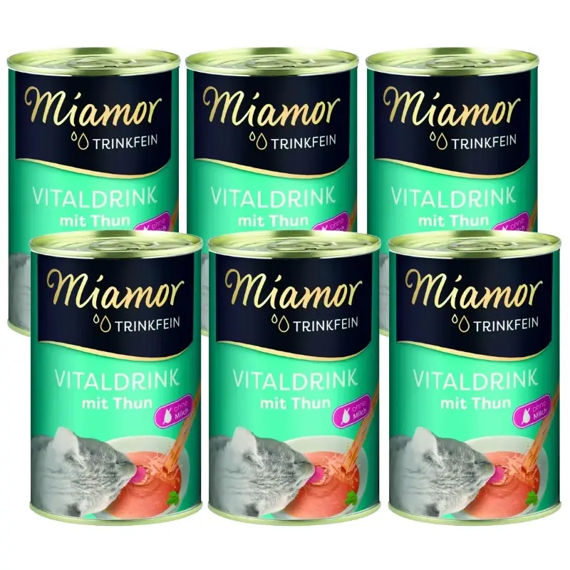 Dokud Zásoby Vydrží Miamor VitalDrink s tuňákem 6x135ml