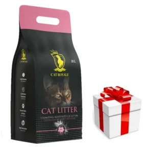 Speciální Cena Cat Royale Baby Powderbentonitová drť 10l + překvapení pro kočku ZDARMA