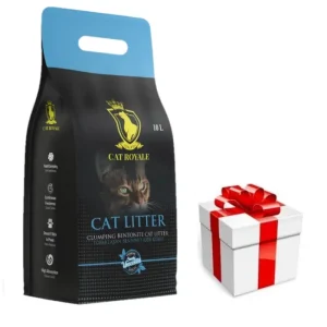 Cat Royale Naturalny bentonitová drť 10l + překvapení pro kočku ZDARMA Finální Výprodej
